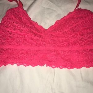 Pink bralette